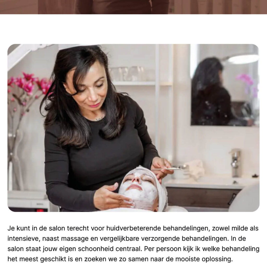 Sandy-Skincare-website